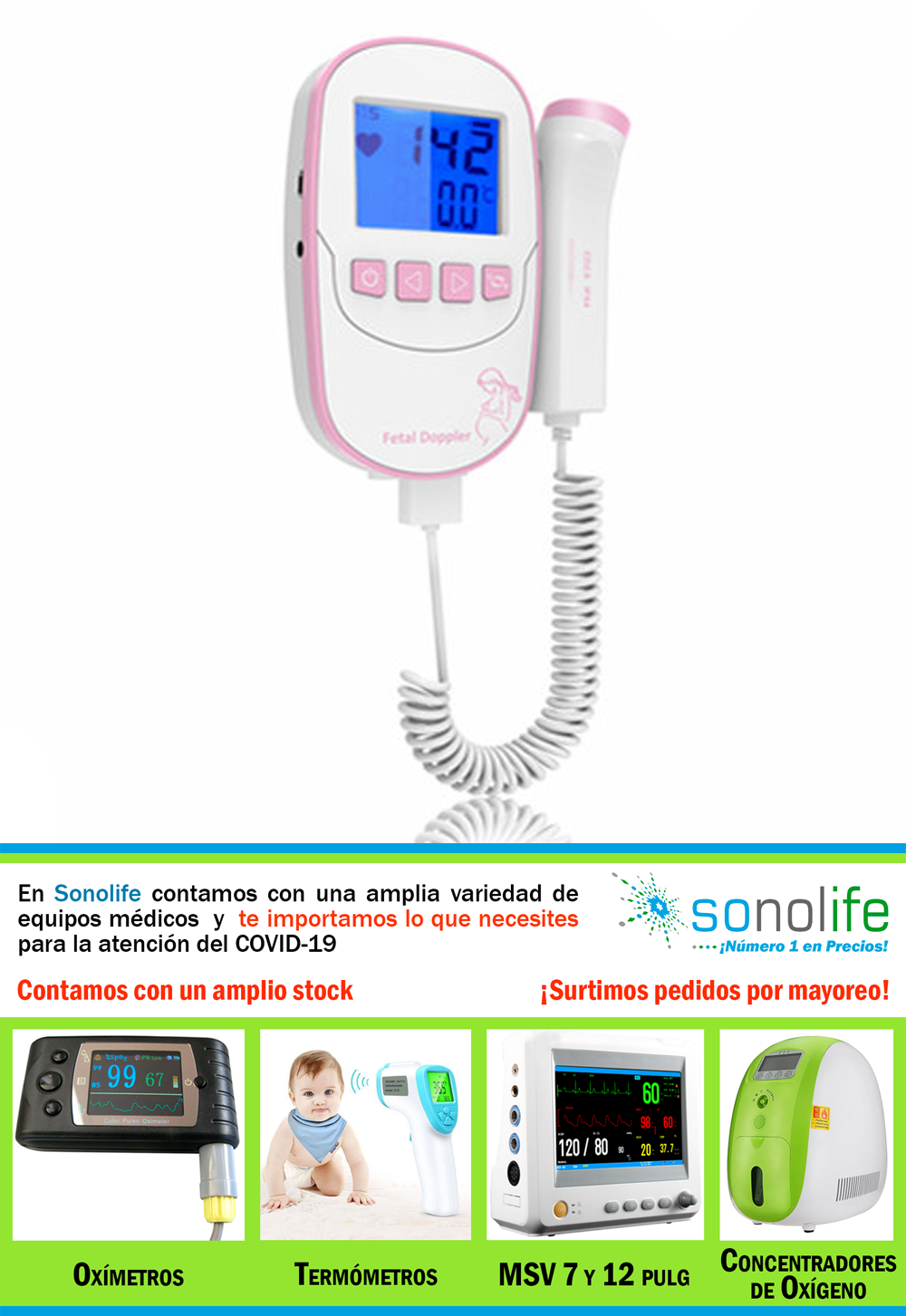 Sonolife - Doppler Fetal Digital